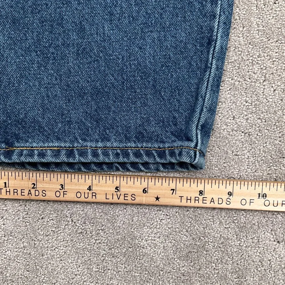Levis 545 Jeans Men ACTUAL W38 L31 Blue Loose Fit Classic Denim Bat Wing NWT VTG
